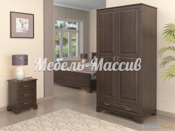 Шкаф Лиана 15 из массива дерева Ш-90см,В-190см,Г-60см