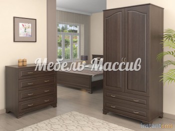 Шкаф Лиана 16 из массива дерева Ш-90см,В-190см,Г-40см