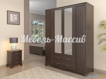 Шкаф Лиана 7 из массива дерева Ш-160см,В-200см,Г-60см