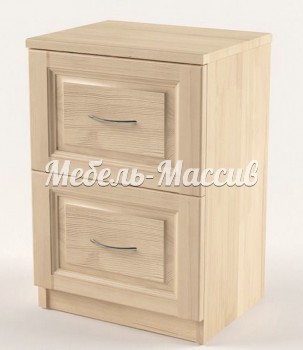 Тумба Стиль 2 ящика из массива Ш-45см,В-56см,Г-30см