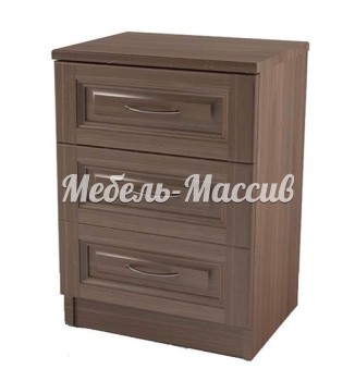 Тумба Стиль 3 ящика из массива Ш-45см,В-58см,Г-30см