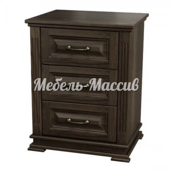 Тумба Фиджи 3 ящика из массива Ш-54см,В-65см,Г-35см