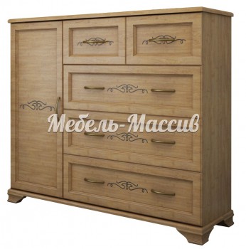 Комод Таката модель№2 из массива Ш-135см, В-100см,Г-45см