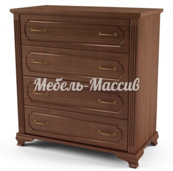 Комод Гармония 4 ящика из массива Ш-90см, В-90см,Г-45см