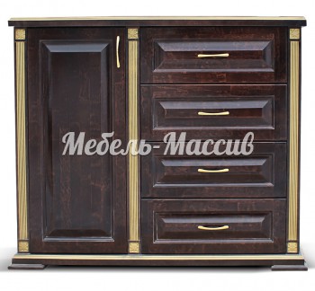 Комод Юджин из массива Ш-130см,В-100см,Г-45см