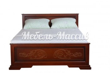 Кровать Дарина из массива дерева