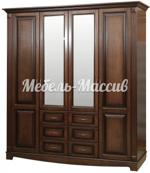 Шкаф Венето 210 из массива дерева Ш-200см,В-220см,Г-60см