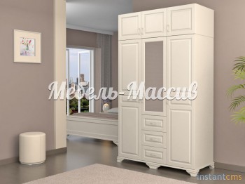 Шкаф Лиана 247 из массива дерева Ш-120см,В-240см,Г-60см