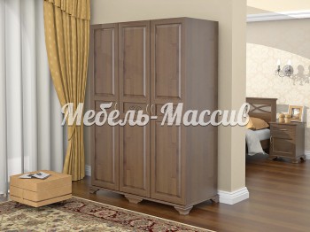 Шкаф Сатори 3х створчатый из массива Ш-120см,В-190см,Г-60см