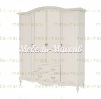 Шкаф Амелия 4х створчатый с ящиками Ш-180см,В-230см,Г-63см