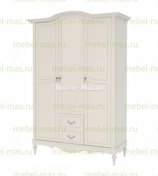 Шкаф Амелия 3х створчатый с ящиками Ш-156см,В-230см,Г-63см