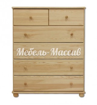 Комод КД - 113 из массива дерева Ш-100см,В-120см,Г-45см