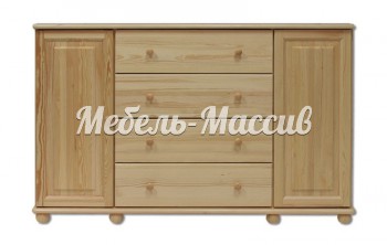 Комод КД - 123 из массива дерева Ш-160см,В-100см,Г-45см