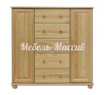 Комод КД - 125 из массива дерева Ш-120см,В-140см,Г-45см