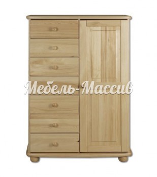 Комод КД - 126 из массива дерева Ш-90см,В-140см,Г-45см