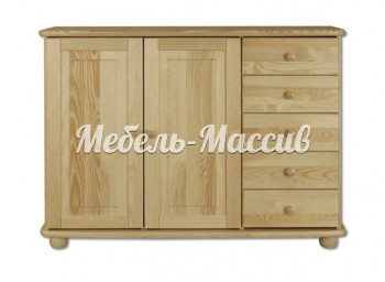 Комод КД - 144 из массива дерева Ш-120см,В-90см,Г-45см