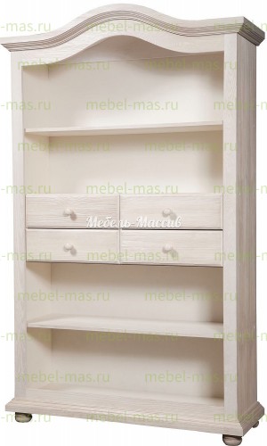 Книжный шкаф Лотос из массива Ш-100см,В-200см,Г-40см