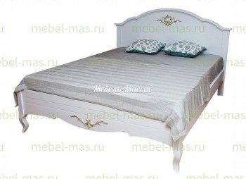 Кровать Аделия с резьбой 