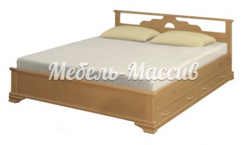 Кровать Ирида модель №2 из массива дерева