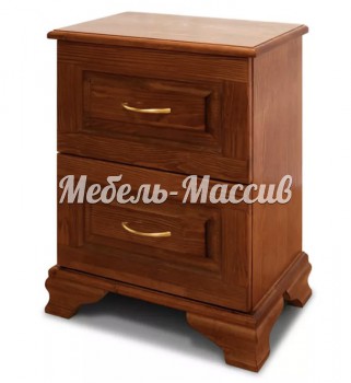 Тумба Лиана 2 ящика из массива Ш-45см,В-56см,Г-30см